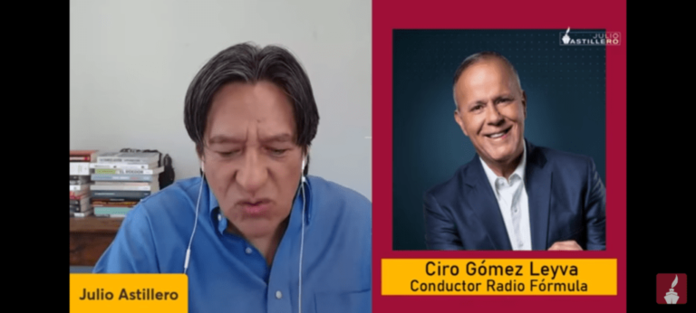 Hay libertad de expresión en México, dice Ciro Gómez Leyva