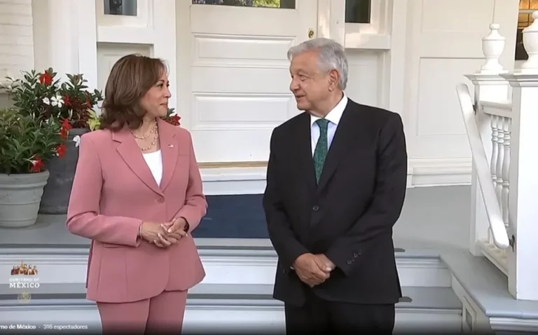 Se reúne AMLO con Kamala Harris previo a encuentro con Biden en Estados Unidos