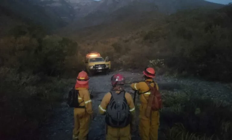 Reportan incendio en Sierra de Gomas en Villaldama, NL