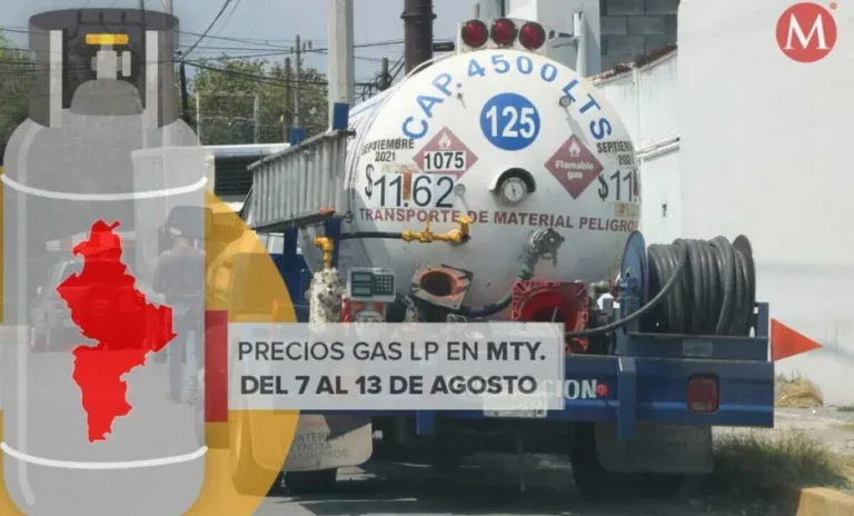 Estos son los precios del gas LP en Nuevo León