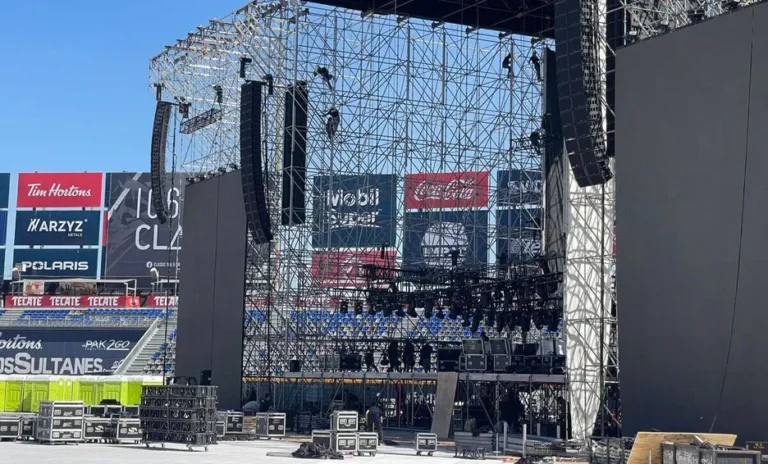 Se alistan para concierto de Guns N’ Roses en el estadio Mobil Super de Monterrey