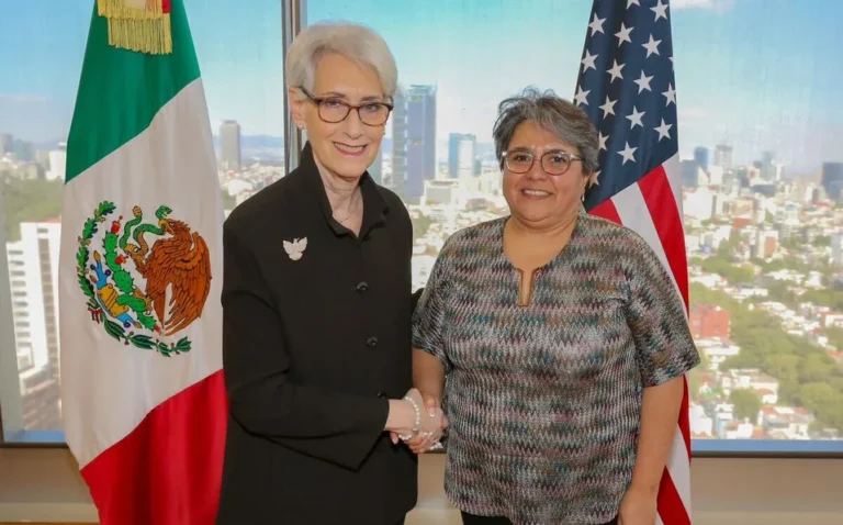 Se reúne Raquel Buenrostro con subsecretaria de Estado de EU, Wendy Sherman