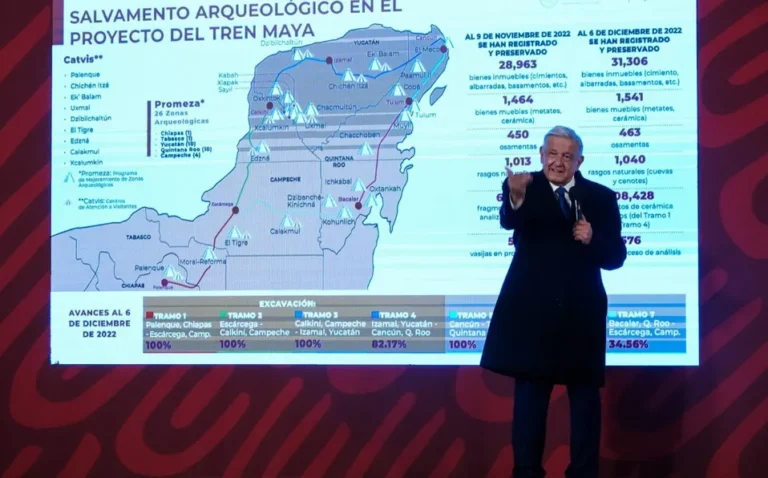 Informa AMLO Tren Maya operará con «diésel no contaminante»