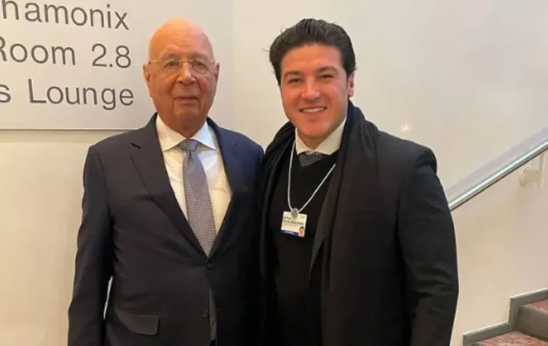 Samuel García invita a Klaus Schwab a visitar México