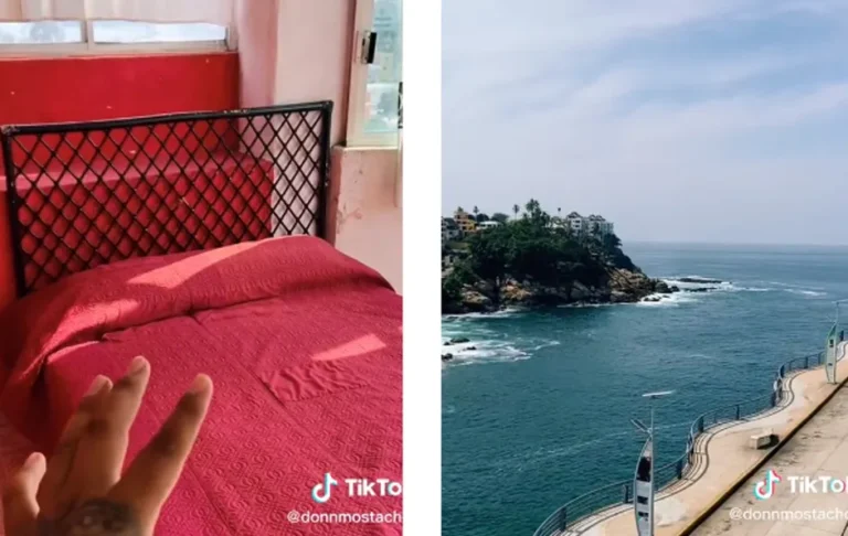 Muestra tiktoker cómo se ve «el hotel más barato de Acapulco»