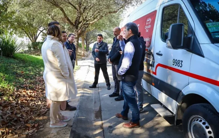 Conversa Miguel Treviño con TEC y ANPACT sobre  tema del transporte en NL