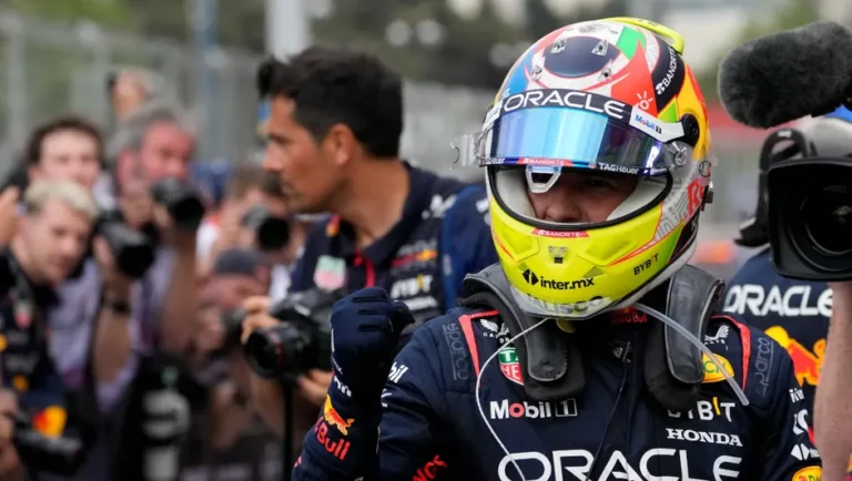 Gana Checo Pérez Gran Premio de Azerbaiyán