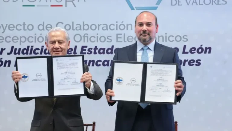 Poder Judicial de NL y Comisión Nacional Bancaria signan acuerdo de colaboración