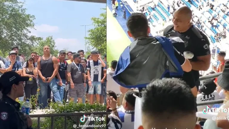 Aficionado de Rayados se vuelve viral por parecido con el actor Vin Diesel