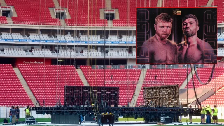 Avanzan trabajos en estadio de Chivas para pelea Canelo vs Ryder