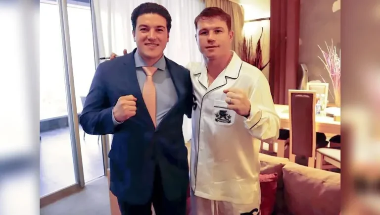 Samuel García comparte en redes foto con Saúl ‘Canelo’ Álvarez previo a pelea