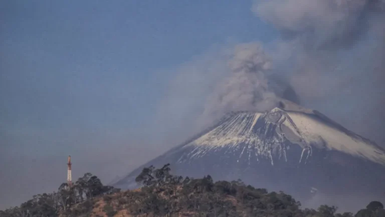 Registran aumento de actividad volcánica en el Popocatépetl