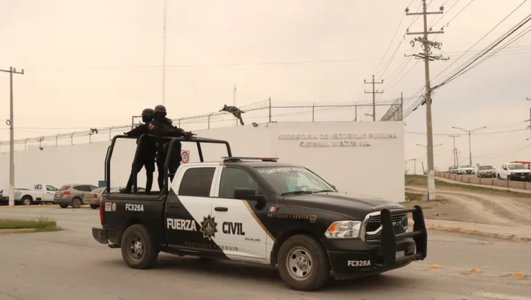 Fuerza Civil deja seguridad en Zuazua, NL