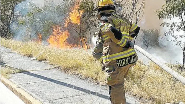 Destacan bomberos apagan hasta cuatro incendios al día en río Santa Catarina