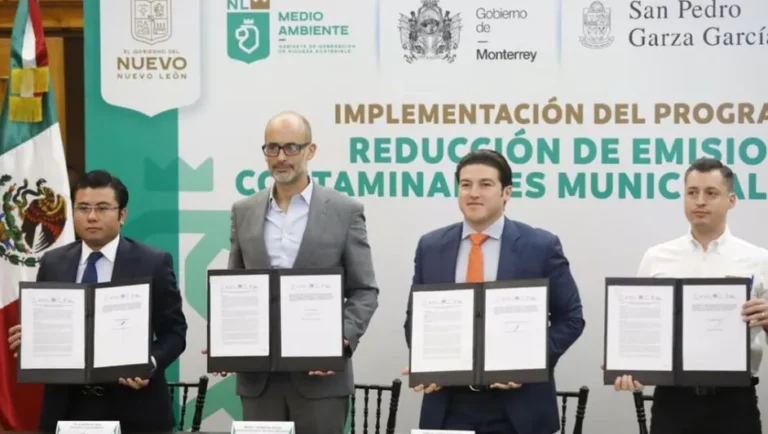 Firman Samuel y alcaldes memorándum para reducir contaminantes