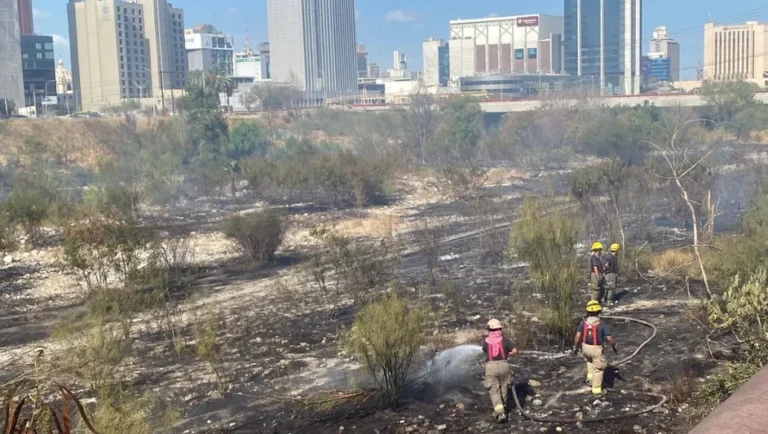 Reportan de nuevo un incendio en Río Santa Catarina