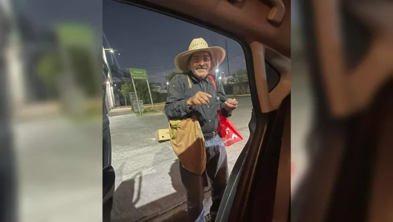 Informan señor de 80 años camina diario para vender sus productos en NL