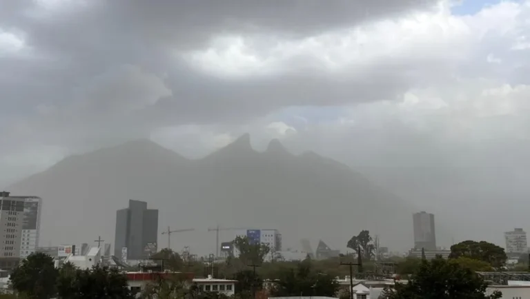 Fuertes vientos impiden visibilidad y provocan daños en Área Metropolitana de Monterrey