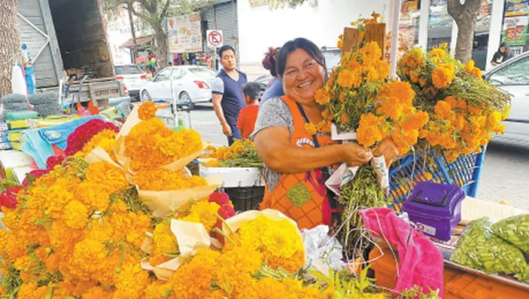 Inician comerciantes venta de flor de cempasúchil en NL