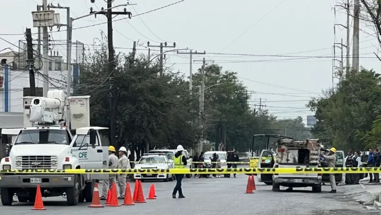 Muere hombre electrocutado en la colonia Niño Artillero en Monterrey