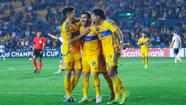 Tigres golea en casa a Whitecaps en la Champions Cup