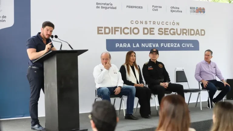 Inicia Nuevo León construcción de nuevo edificio de Fuerza Civil