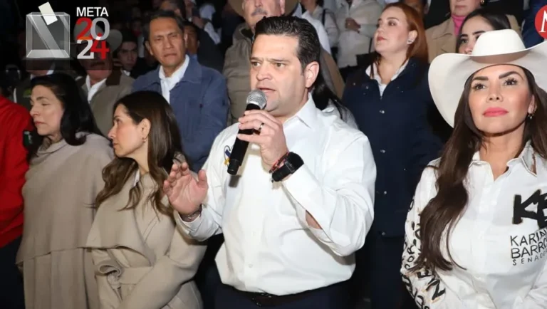 Karina Barrón y Juan Carlos Ruíz dan inicio a su campaña para senadores en NL