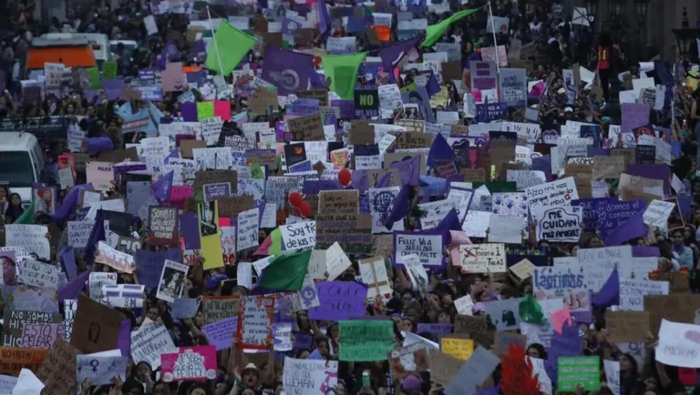 No descartan uso de la fuerza si se cometen delitos en marcha del 8M