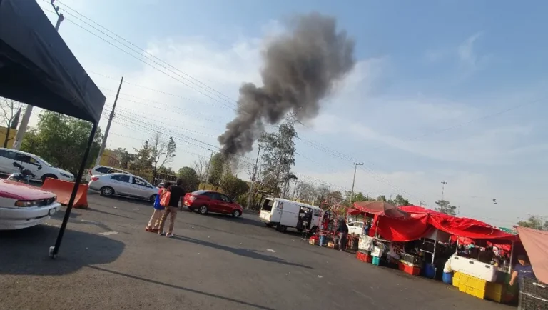 Revela SICT la razón por la que se desplomó helicóptero en alcaldía Coyoacán