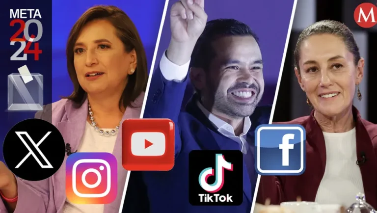 Álvarez Máynez rebasa a Xóchitl Gálvez en TikTok y Facebook tras debate