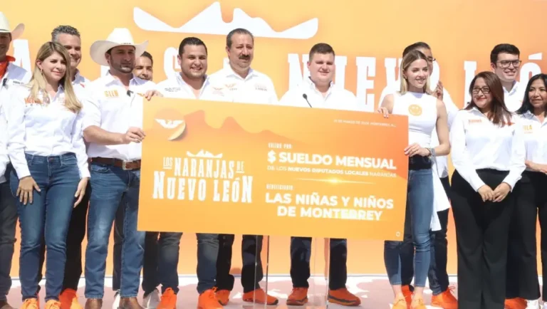 Mariana Rodríguez y candidatos de MC al Congreso donarán sueldo a DIF Capullos