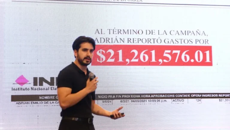 MC exhibe modus operandi de Adrián de la Garza en desvío de recursos públicos