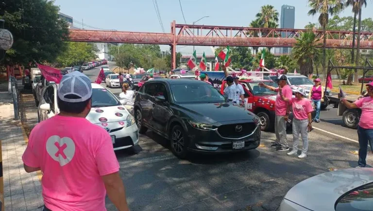 Realizan caravana en apoyo a Xóchitl Gálvez en Nuevo León