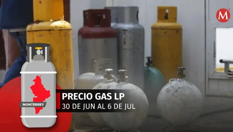 Estos son los precios del gas LP en NL del 30 de junio al 6 de julio