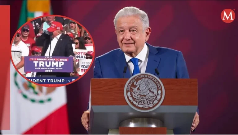 López Obrador reprueba ataque contra Trump tras disparos en mitin