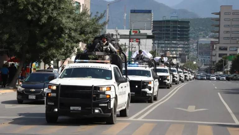 Llegan a Nuevo León 300 elementos del Ejército Mexicano y Guardia Nacional