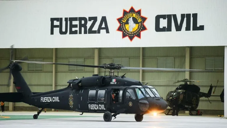 Fuerza Civil realiza operativo de vigilancia aérea en Nuevo León