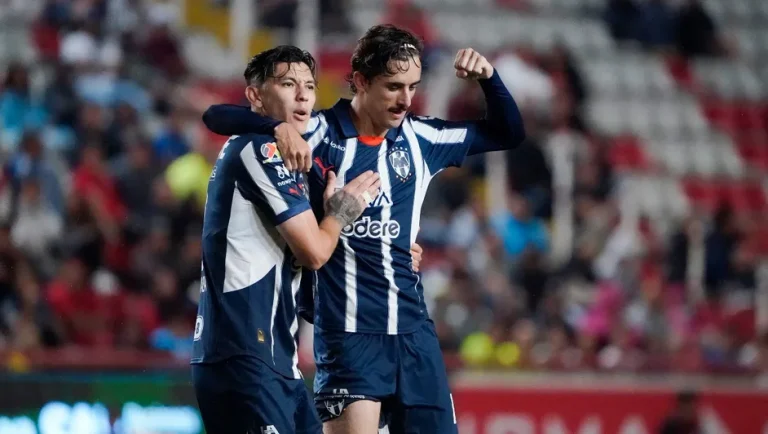 Monterrey vence al Necaxa en el Apertura 2024