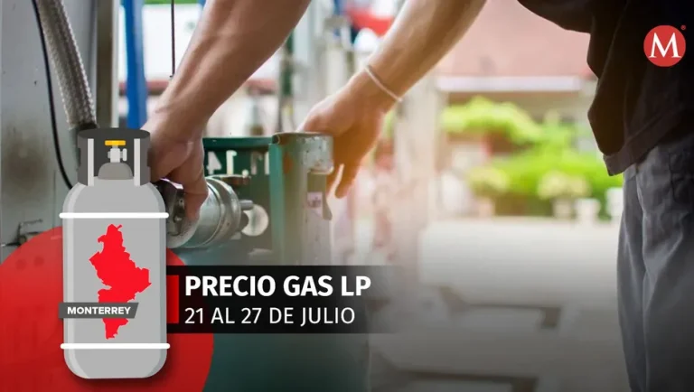 Estos son los precios del gas LP en NL del 21 al 27 de julio