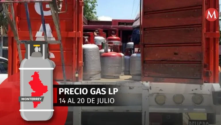 Estos son los costos del gas LP en NL del 14 al 20 de julio