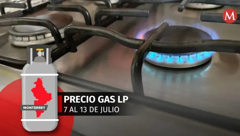 Estos son los precios del gas LP en NL del 7 al 13 de julio