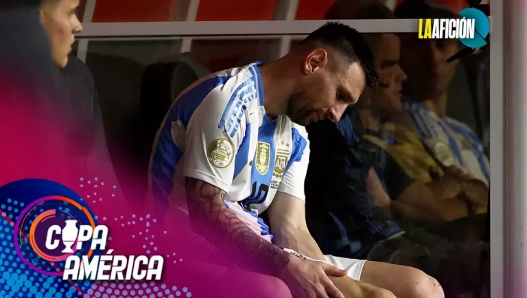 Así quedó el tobillo de Messi tras su lesión en la final de la Copa América