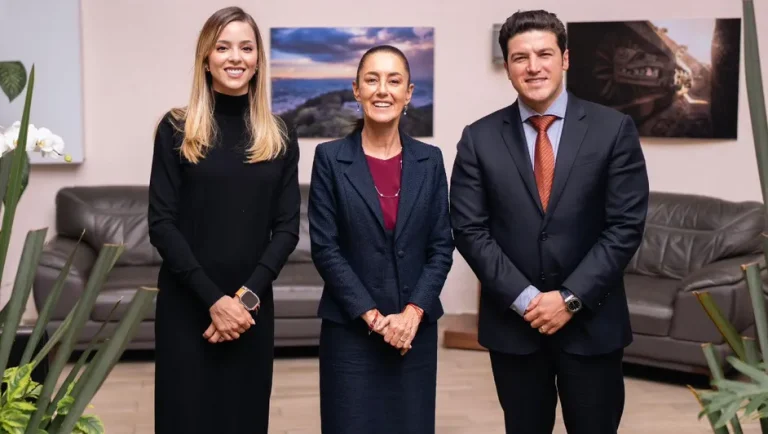 Samuel García visita a Claudia Sheinbaum por proyectos de infraestructura