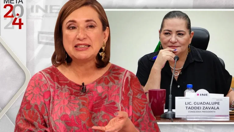 Xóchitl Gálvez acusa a Taddei ante TEPJF por supuesta intervención electoral