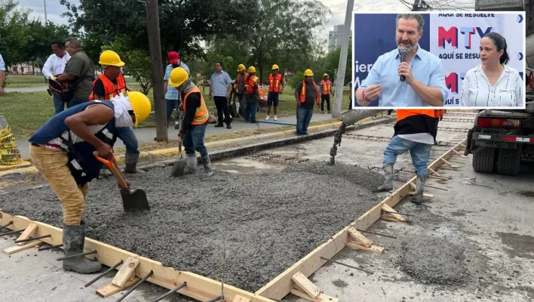 Inician pavimentación con concreto hidráulico en la colonia Tecnológico