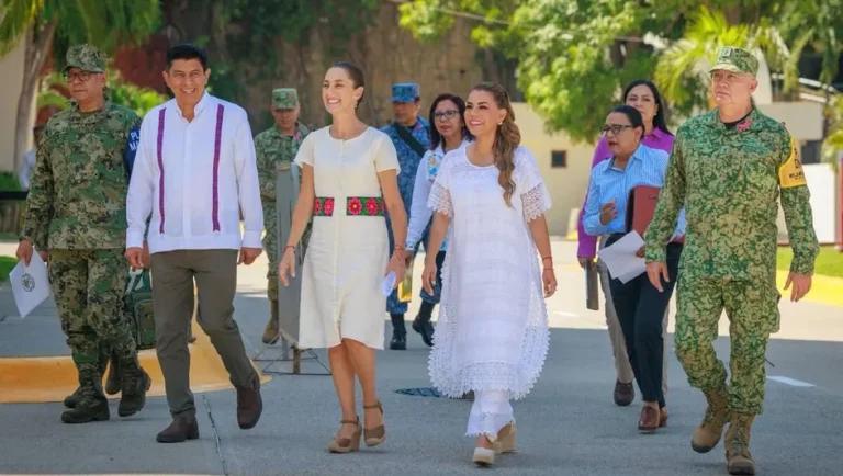 Evelyn Salgado agradece el apoyo de Claudia Sheinbaum por la emergencia derivada del huracán John