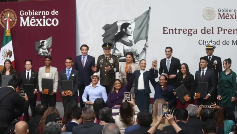 Sheinbaum y Pacheco entregan Premio Nacional de Deportes 2024