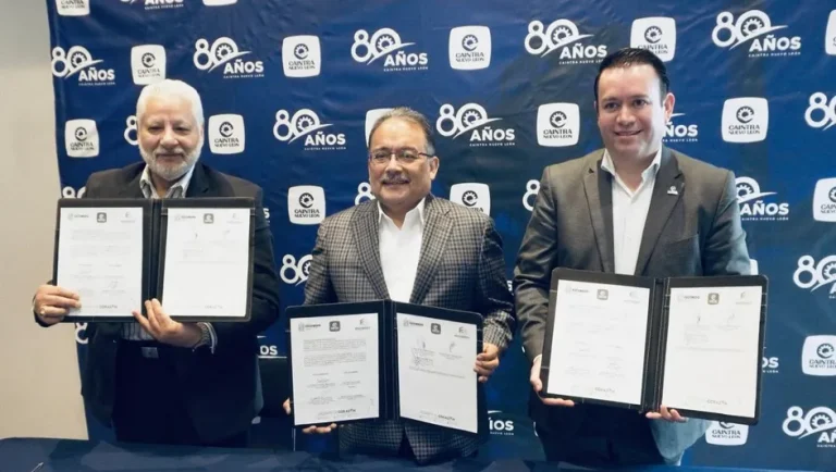 Caintra firma acuerdo con municipio de Escobedo para impulsar a Pymes