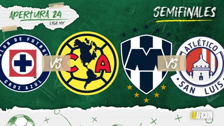 Así quedan los partidos de semifinales del Apertura 2024 de la Liga MX