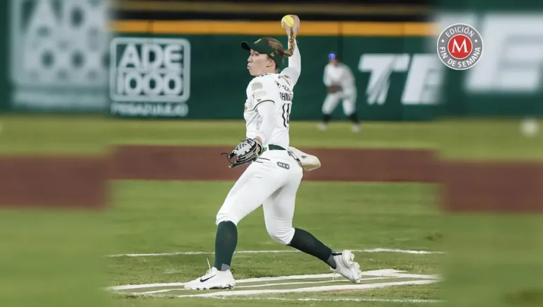 Jordan Johnson, feliz por jugar en la Liga Mexicana de Softbol